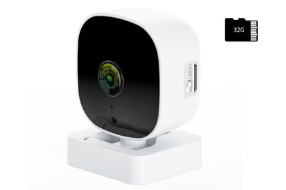 Indoor Cameras With Night Version And 32GB Memory Card For Home Security