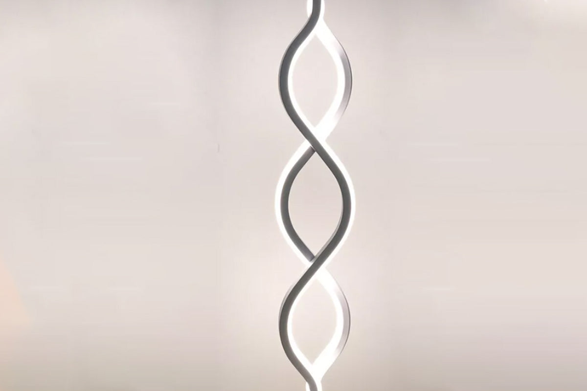 Bedside Lamp 3-Way Dimmable Spiral LED Table Lamp Nightstand Desk Reading Light