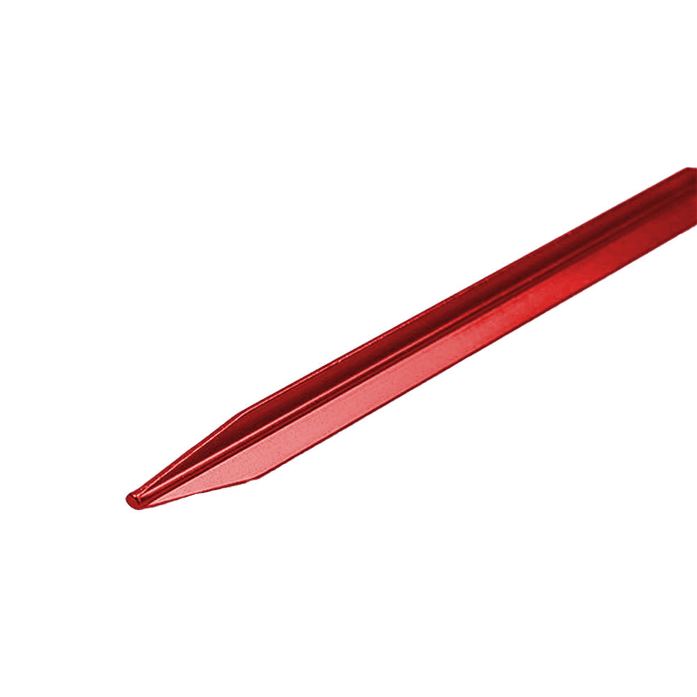 8Pcs Aluminum Alloy Tent Stakes Outdoor Camping Trip Tent Peg with Rope Red