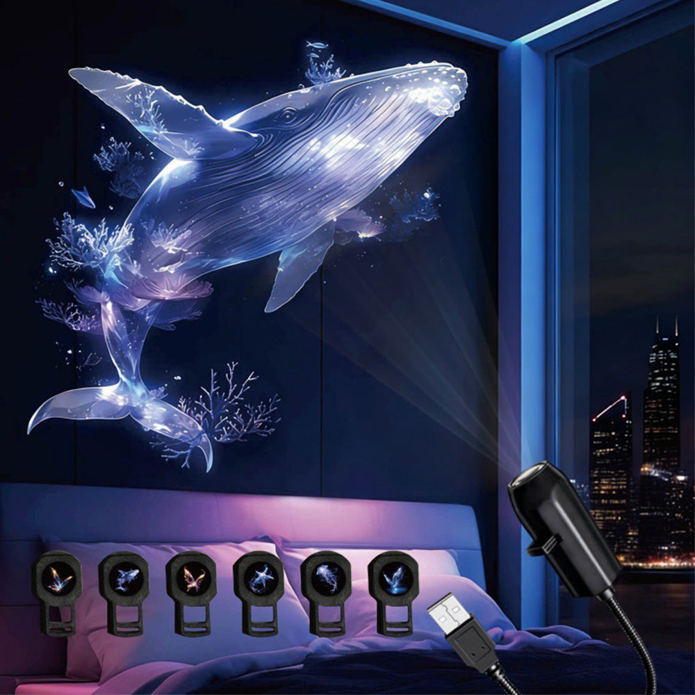 USB Star Projector Light Galaxy Planet Night Lamp