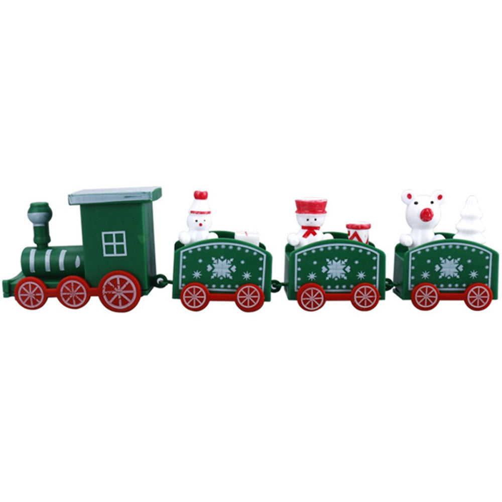 3 Pack Christmas Train Decoration Xmas Tabletop Ornaments