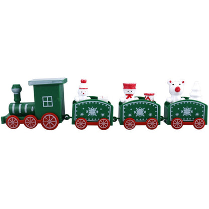 3 Pack Christmas Train Decoration Xmas Tabletop Ornaments