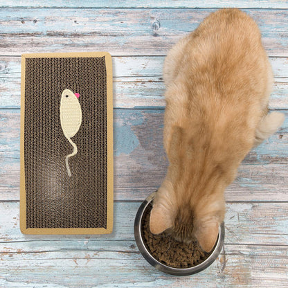 2 Piece Double Sided Corrugated Cardboard Cat Scratchers