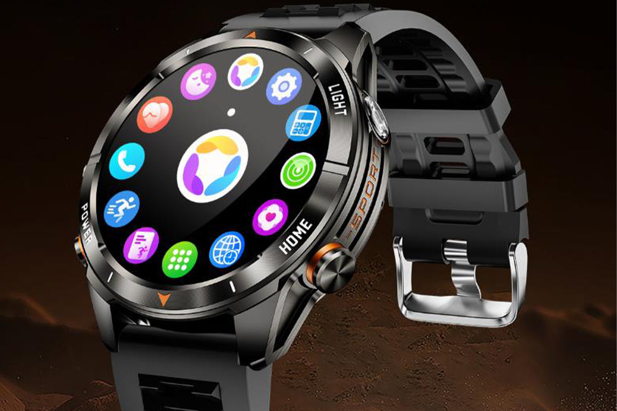 Smart Watch Fitness Tracker with Call Function 100 Sport Modes Heart Rate Sleep Monitor-Black