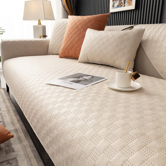 Water Resistant Dog Sofa Blanket Washable Furniture Protector Cover -Beige