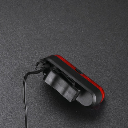 2Pcs Bike Tail Light 4 Modes Bike Rear Light Waterproof Bicycle Taillight-Red
