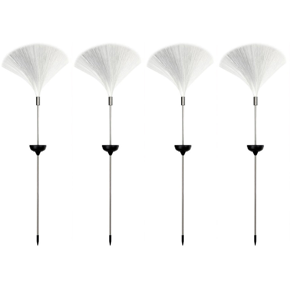 Solar Pathway Lights 4Pcs Solar Ground Lights Outdoor Garden Decor Lamp -Warm White