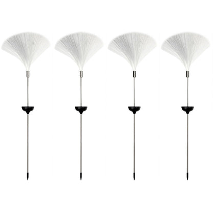 Solar Pathway Lights 4Pcs Solar Ground Lights Outdoor Garden Decor Lamp -Warm White