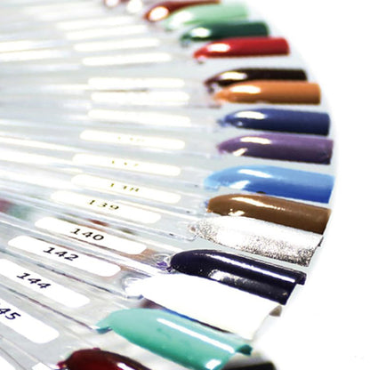 100 PCS Clear Nail Swatch Sticks -Square