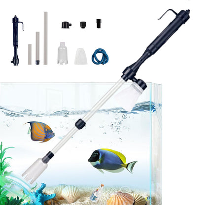 Electric Vacuum Cleaner Aquarium Fish Tank Clean Pump for Water Changing Sand Washing