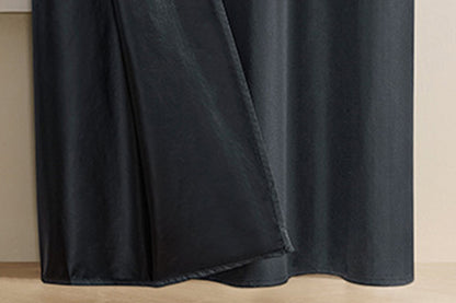 2 Pack 100 Percent Blackout Curtains - Black