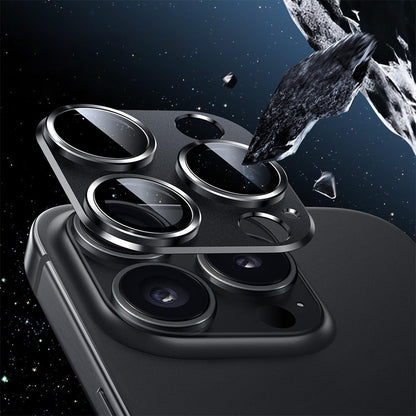 2Pcs Camera Lens Metal Glass Ring Protector for iPhone 16 Pro Max