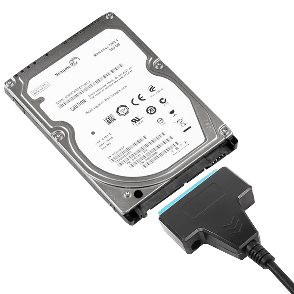 USB 3.0 to SATA  Hard Drive Adapter Cable for 2.5/3.5 inch SSD and HDD Dual USB with 12V DC Port