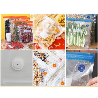 Portable Vacuum Sealer for Food Cordless Handheld Food Vacuum Saver with 5 Pcs Sealer Bags  Black
