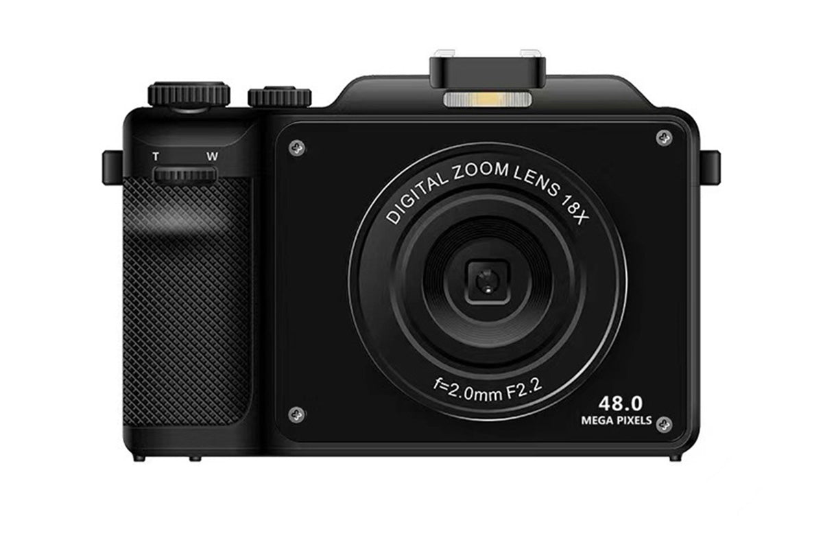 4K Digital Camera for Photography Video 18X Zoom Autofocus Anti-Shake Camera -Black