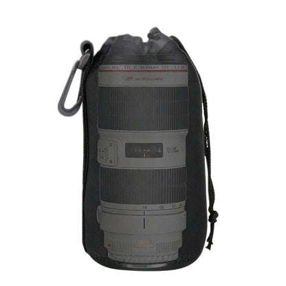 4Pack DSLR Camera Lens Pouch Case Bag Cover Canon Nikon Sony Panasonic