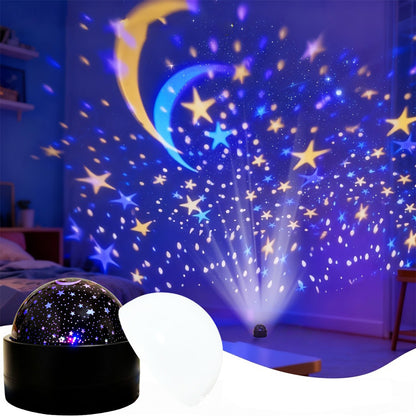 2-in-1 Projection Light Christmas RGB Light with Music Sync - Moon