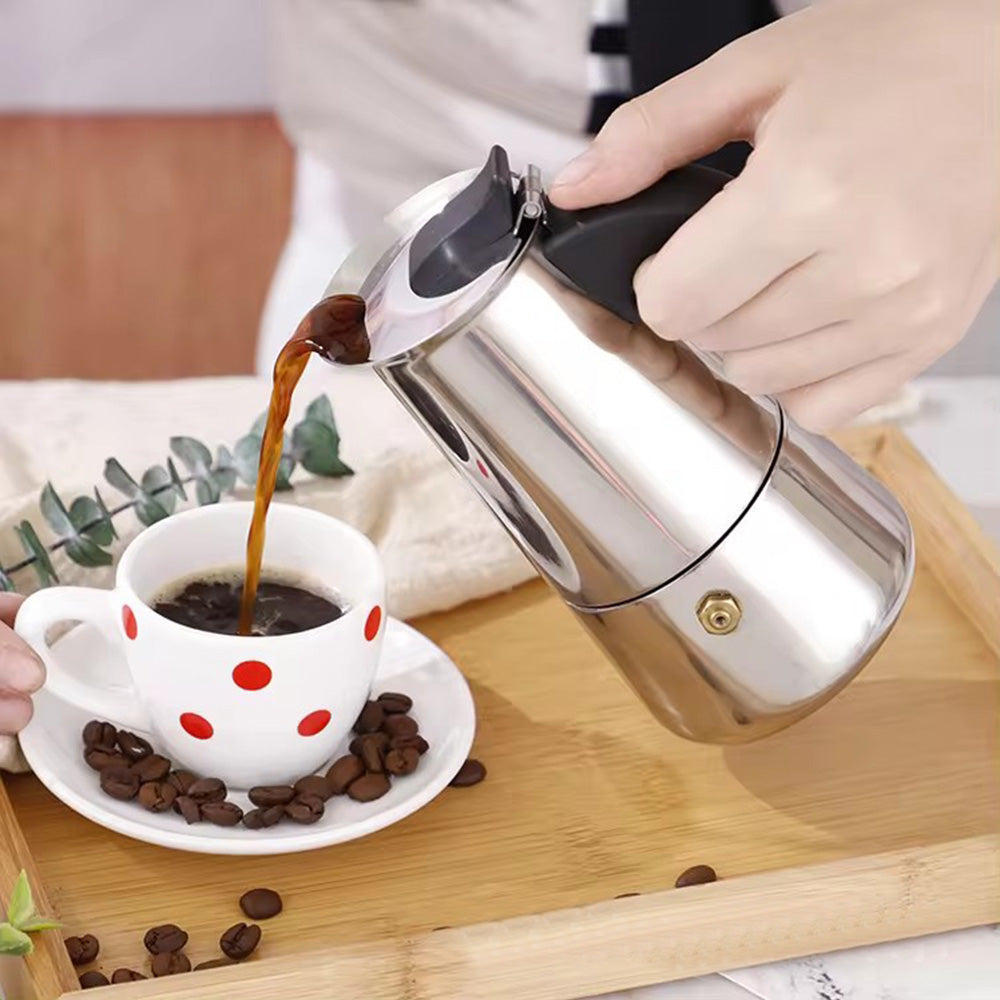 Espresso Coffee Maker Stainless Steel Coffee Pot