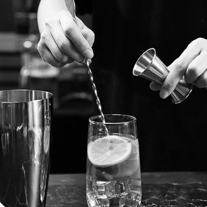 13PCS Set Stainless Steel Cocktail Shaker Tool Bartender Kit for Home Bar