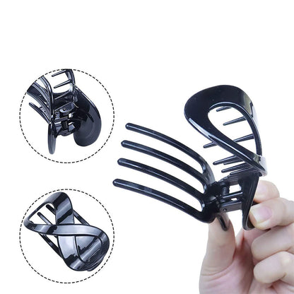 4 Piece Figure 8 Flat French Hair Claw Clips for Women