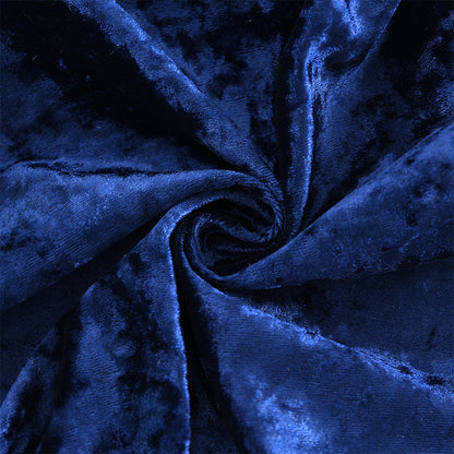 2Pcs Velvet Dining Chair Seat Covers Stretch Chair Seat Cushion Cover -Blue