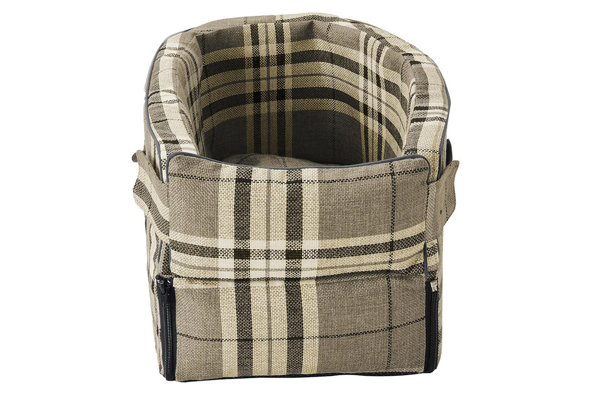 Center Console Dog Seat for Small Dog Seat Pet Booster for Dogs-Yellow