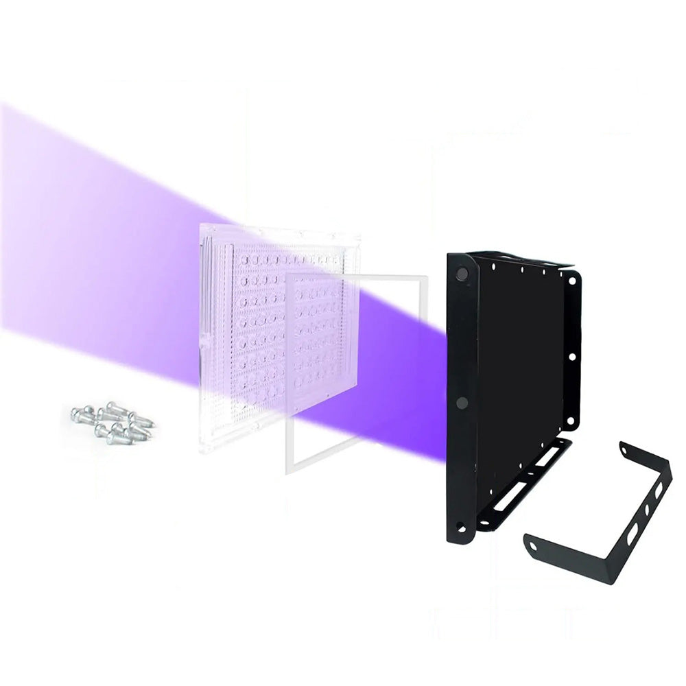 2Pieces 96 LED Purple Stage Ambient Light for Halloween Christmas Party