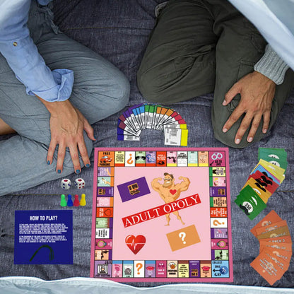 Couple Dating Night Board Game Adult Couple Topoly Board Game Ideas Intimacy Card Game