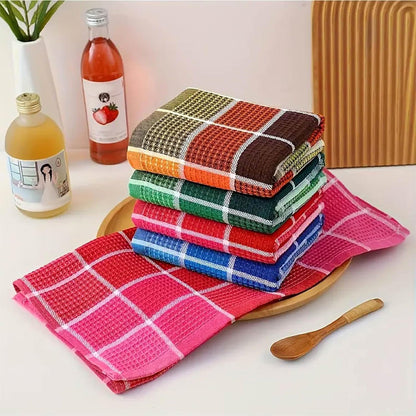 4PCS High Absorbent Kitchen Tea Towels ââ‚?Polyester Cotton Eco-Friendly