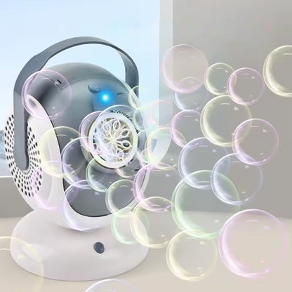 Automatic Bubble Machine Rotating Bubbles Blower Toy