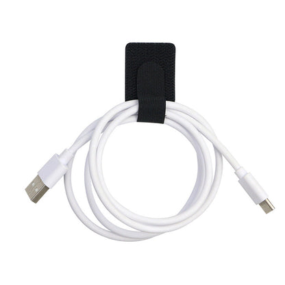 100Pcs Hook and Loop Cable Ties Sticky-back Cable Cord Organizer for Home Office