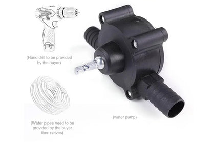 Hand Electric Drill Drive Self Priming Pump Water Oil Transfer Small Pumps for Home