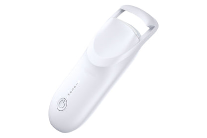 Heated Eyelash Curler Portable Electric Lash Curler Natural Curls-White