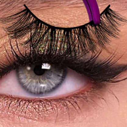 28 Pairs Lashes Full Volume False Eyelashes Synthetic Fibers Eyelashes Natural Look Cat Eye