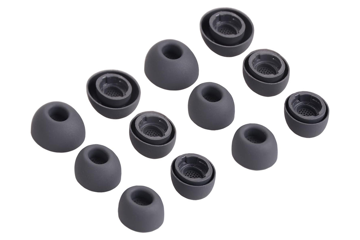 12 Piece Silicone Ear Tips for Samsung Galaxy Buds3 Pro - Grey