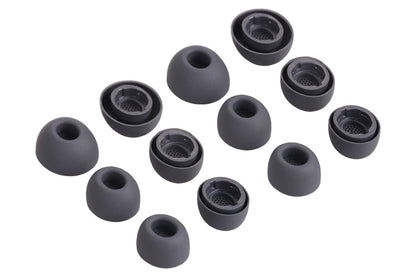 12 Piece Silicone Ear Tips for Samsung Galaxy Buds3 Pro - Grey