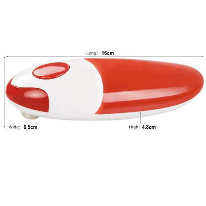 Kitchen Auto Electric Can Opener - Red