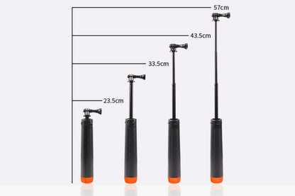 Floating Selfie Stick Tripod for GoPro Hero 13 12 11 10 9 8 7 6 5 4 3 Session Max