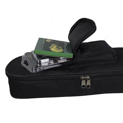 41-Inch Black Dual Strap Guitar Bag Protective Case for Acoustic & Electric