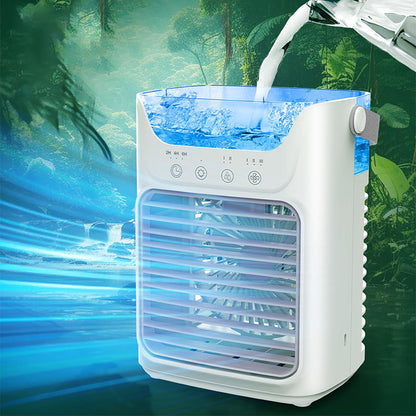 4 in 1 LED Evaporative Air Conditioner Desk Fan Cooler