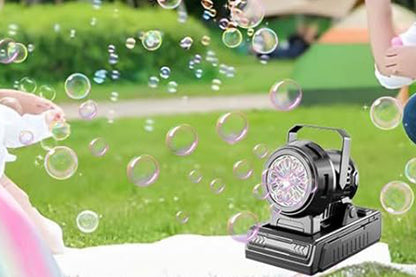 Electric Automatic Bubble Machine Bubble Blow Maker For Party Birthday Wedding