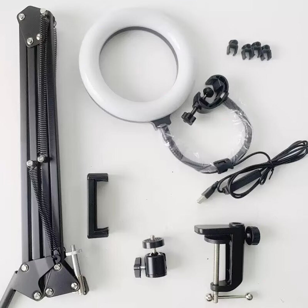 Ring Light Overhead Camera Phone Mount for Video Recording Zoom Meeting