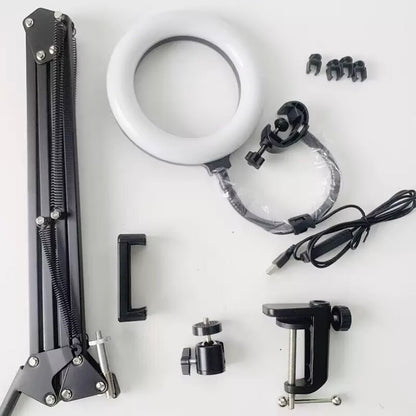 Ring Light Overhead Camera Phone Mount for Video Recording Zoom Meeting
