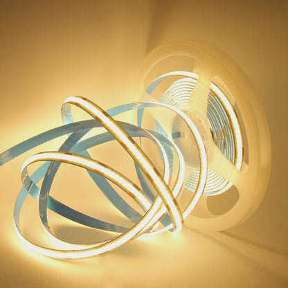 5V USB LED Light Strip COB LED Strip Lights for TV Under Cabinet-Warm