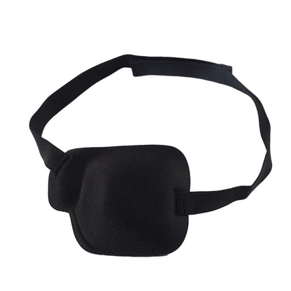 2pcs 3D Single Eye Cover Adjustable Amblyopia Eye Masks Vision Care Blindfold Eye Patch -Black