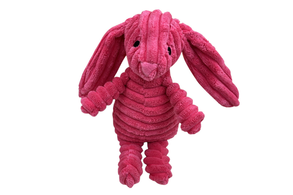 Cute Pet Dog Chew Toy Squeaker Squeaky Soft Plush Play Sound Puppy Teeth Toy-Rabbit