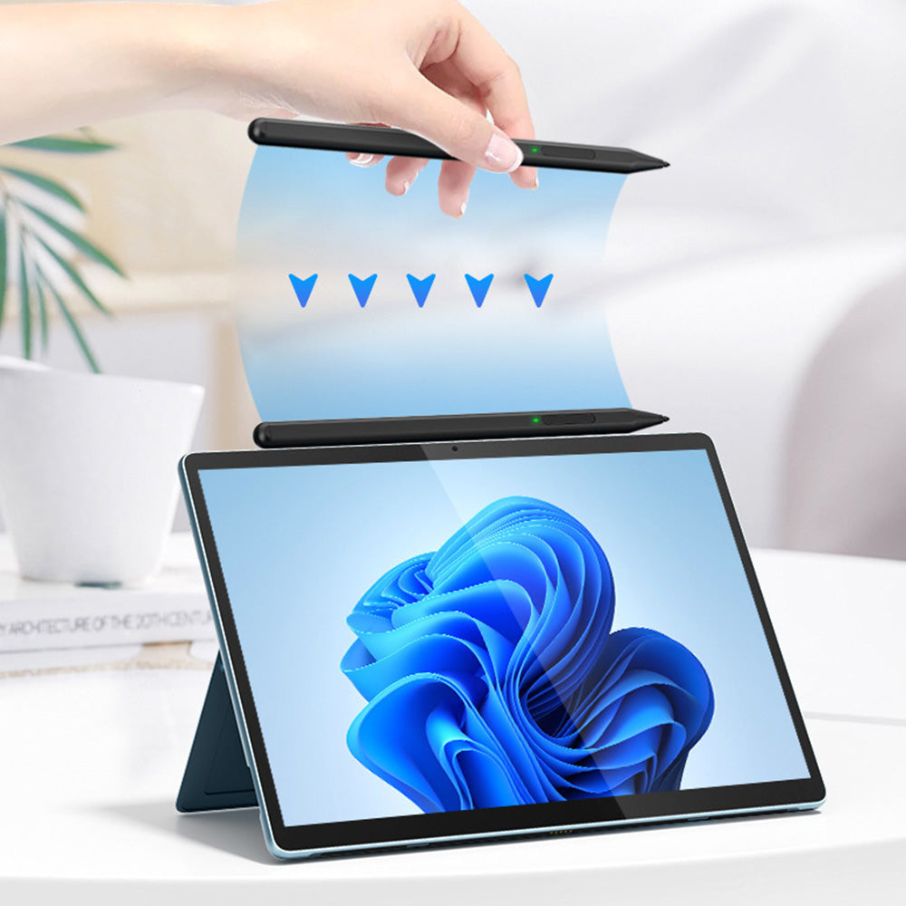 Rechargeable Stylus Pen for Microsoft Surface Pro 11 10 9 8 7 Go X-Black