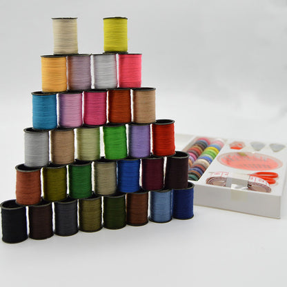64 Color Sewing Thread Kit with Needles Tape Measure and Sewing Tools