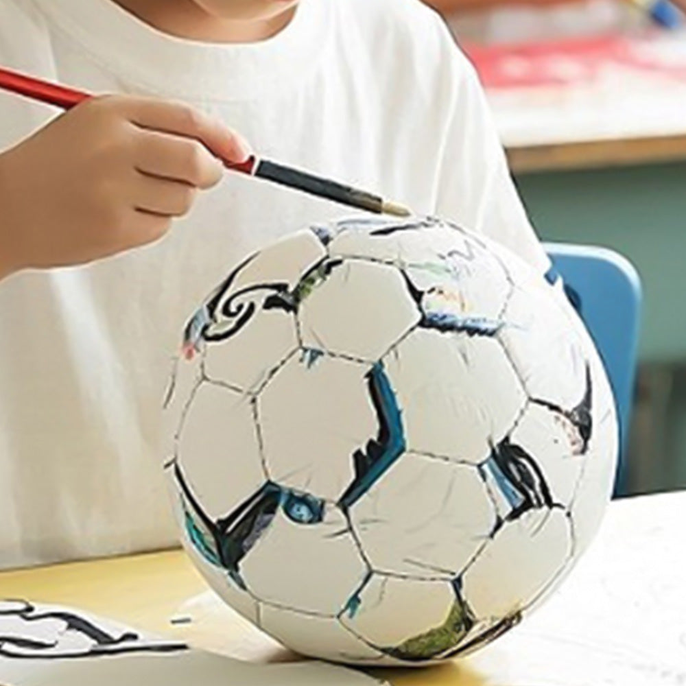 DIY Paintable White Soccer Ball Creative Sports Toy