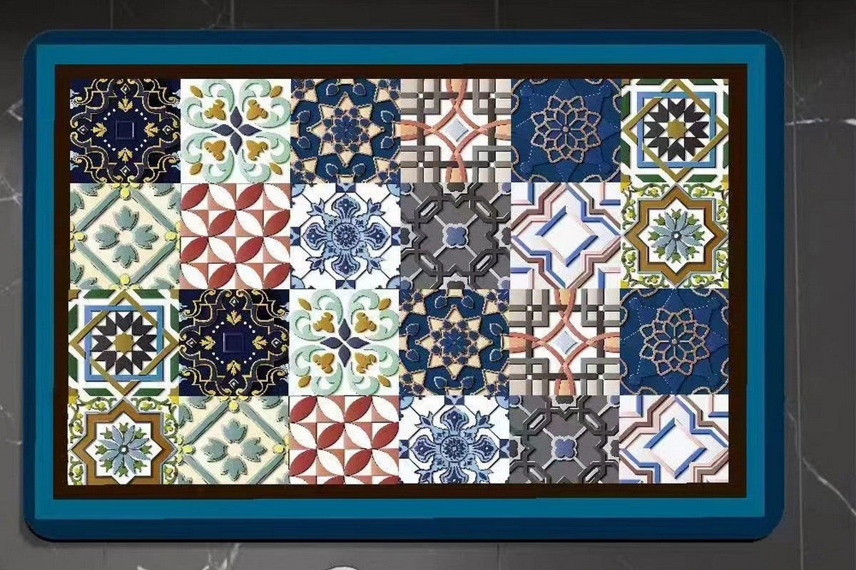 Diatomaceous Earth Shower Mat Non-Slip Super Absorbent Quick Drying Bathroom Floor Mat-Distance